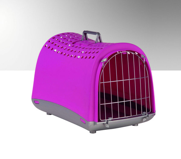 Imac Linus Cabrio Transportbox - pink-blau verschiedene Farben Katzen Hunde