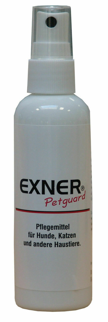EXNER Petguard Sprühflasche 100ml hochwertiges Fell Pflegemittel für Hunde Katze